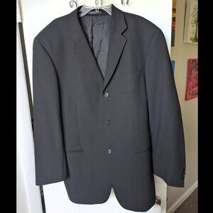 Hugo Boss Wool Black Blazer Size 40R